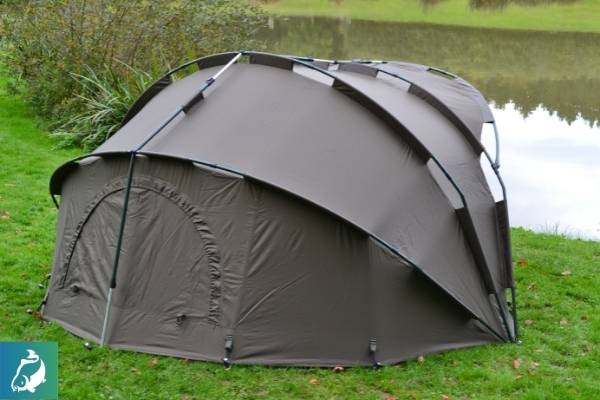Pram Hood Bivvy An example of a pram hood bivvy